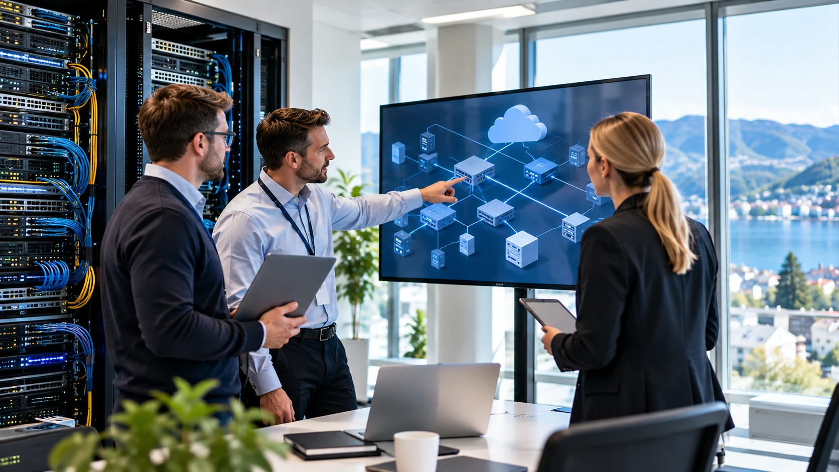 A team aligning work around a shared plan